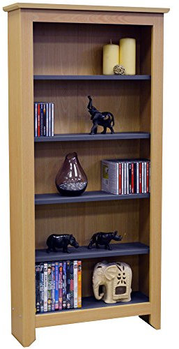 WATSONS MANHATTAN - 343 CD / 175 DVD/Blu-ray/Media Storage Shelves - Beech