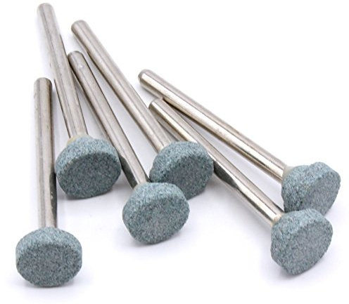 6 mole abrasive in carburo di silicio per Dremel, Proxxon, accessori per smerigliatrice per pietra, utensile multifunzione