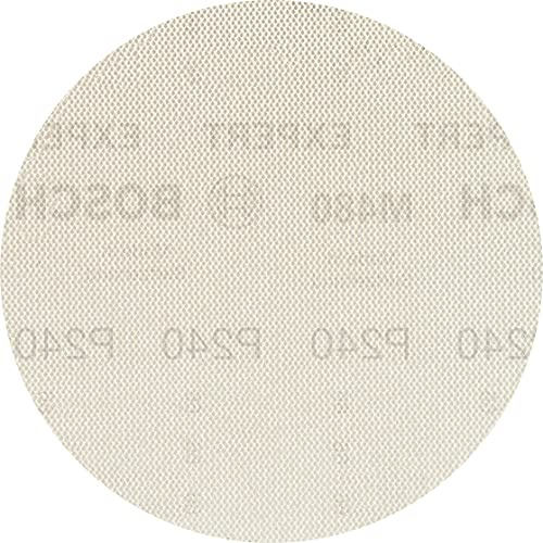 Bosch 50x EXPERT M480 Schleifnetz (für Farbe auf Holz, Hartholz, Ø 125 mm, Körnung 240, Professional Zubehör Exzenterschleifer, Schwingschleifer)