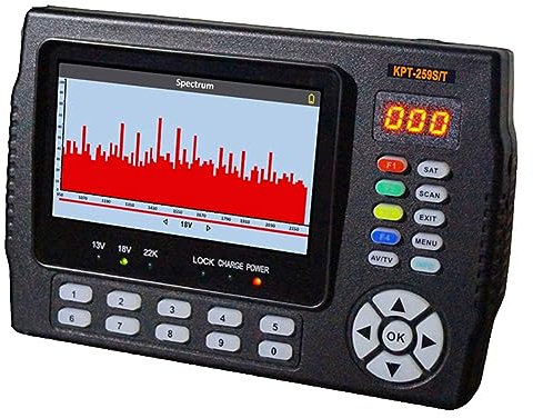 Loufy KPT-259ST DVB-S2 DVB-T2 DVB-C Satellite Findersmeter HD Satellite TV Receptor AnáLisis de Espectro Mejores Satlinks Enchufe Europeo
