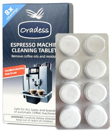 Okaywork pastiglie detergenit Compresse per la pulizia della macchina per il caffè per macchine da caffè automatiche decalcificante Applicabile a universale Pulizia Macchina (Stile 2)