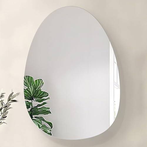 wilko Denver Bathroom Mirror Cabinet, 64 x 45 x 12cm, Silver, Wall-Mounted, Storage Unit with Mirror