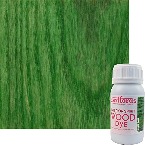 Lime Green Interior Spirit Based Wood Dye 230ml Bottle