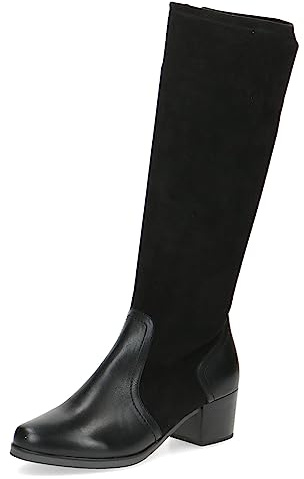 CAPRICE 9-25517-41, Stivali con tacco Donna, Nero (Black Comb), 37.5 EU
