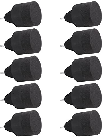 Jopwkuin Foam Tip Arrows, 10pcs Soft Sponge Arrowhead Safe Multipurpose Glue Easy Installation for Archery Game for Outdoor Archery Game