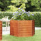 Gartenbeete, Pflanztröge, Kubische Hochbeet-Gemüsebeete, Hochbeet Rostig 129x129x77 cm Cortenstahl Geeignet für Balkone, Terrassen, Decks, Gärten, Hinterhöfe, Innenhöfe