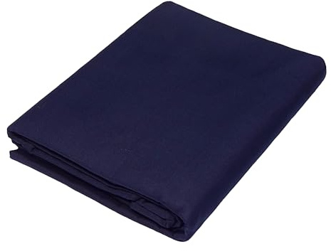 94 Inches/238cm Wide Polycotton Fabric by The Metre UK Dress Fabric Material for Sheeting, Sewing, Dressmaking, Arts and Craft (Navy Blue, 1 Metre)