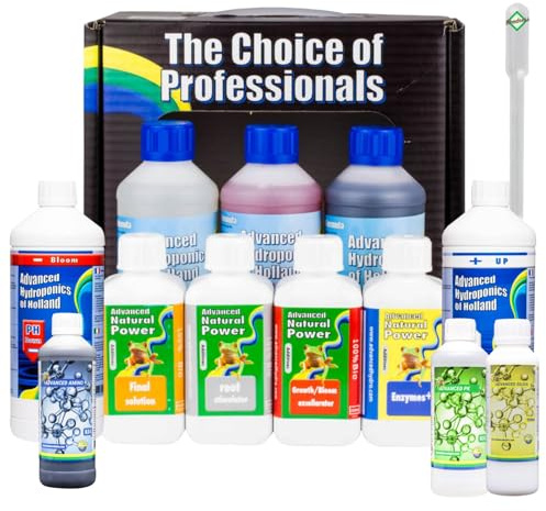 Weedness Advanced Hydroponics Starter Set XXL – Kit de nutrición XXL para cultivo intensivo