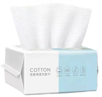 Soft Dry Wipes Cotton Facial Tissues Count Face Towel, Towels Wipes, And Unscented Tissue Cloths For Makeup Removing, Skin Care, Traveling