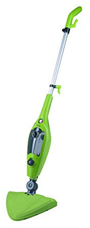 DCG DR2850N, escoba limpiadora a vapor 0.42L 1500W Verde, Color blanco limpiador a vapor - Vaporeta (Escoba limpiadora a vapor, 0,42 L, 5 m, RoHS, Verde, Blanco, 1500 W)