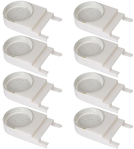 ZOENHOU 8 Pack Bee Feeder, Beehive Front Entrance Honey Feeder Hive Beekeeper Tool Bee Food Drinking Equipment Beekeeping Water or Sugar Syrup Supplies for Most Small Glass Jar Mason Jar