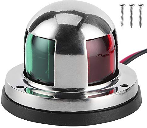 Lumi¨¨re de navigation marine ¨¤ LED, lumi¨¨re de navigation ¨¤ LED 12 V, lampe de tache de voile lumineuse, accessoire de bateau de Protection IP65 replacement pour bateau de p¨ºche de navire marin