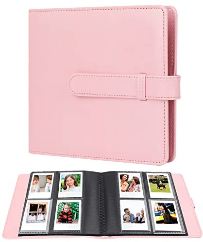 256 Pocket Photos Album for Polaroid Go Everything Box Camera and Instant Film,Polaroid Go Photo Album Book (Pink)