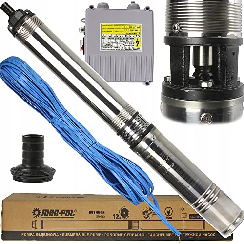 Electrobomba para pozo de profundidad Bombas para pozos profundos I Plata I 4 1CV 900W prevalencia 84 metros