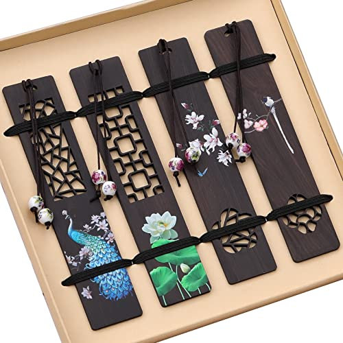 Holz-Lesezeichen für Männer und Frauen, handgefertigte Naturholzschnitzerei, ausgehöhltes und gemaltes Handwerk, ideale Geschenke für Männer, Frauen, Freunde, Mädchen, Lehrer, Geburtstagsgeschenk