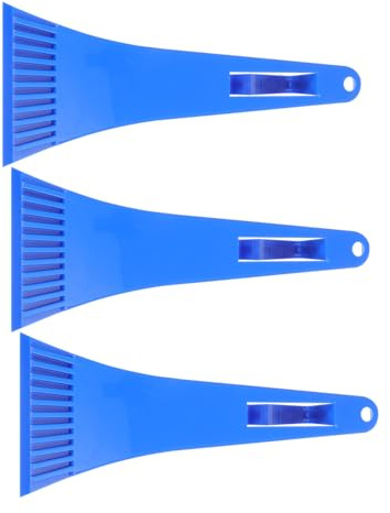 WEKADRIN 3 Piezas Raspador de Hielo Ergonómico de Abs de para Descongelar y Limpiar Congeladores y Neveras el Hogar Resistente y Antideslizante para Cocina y Baño