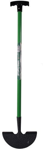 Garden Edge Hoe Tool - Border Edging Tool, Long Handle With Strong Grip, Gardening Tool Suitable For Lawn & Grass | Moon Shape, Carbon Steel - Durable & Strong Quality