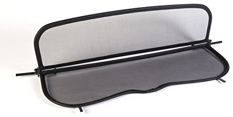 GermanTuningParts Windschott für Mercedes CLK A209 W209 2003-2010 - Klappbar - mit Schnellverschluss – Schwarz | Windabweiser | Windblocker | Wind Deflector