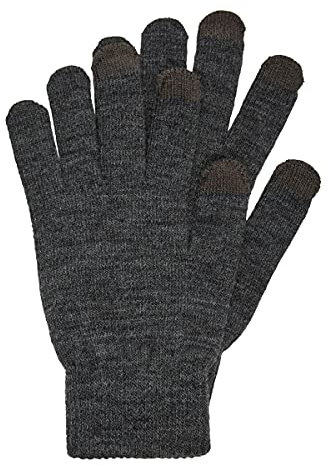 Vero Moda VMVILDE Smartphone FINGERGLOVES NOOS handskar, mörkgrå melange, en storlek, Mörkgrå melange, En Storlek