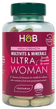 Holland & Barrett Ultra Woman - Multivitamin for Women Formulated with 21 Vitamins & Minerals - 90 Tablets