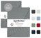Komfortec Spannbettlaken Jersey 2er Set 100% Baumwolle – 90x200 cm – Weich, Atmungsaktiv & Hautfreundlich – Mit Rundumgummi – Oeko-Tex Zertifiziert – Für Boxspring, Topper & Matratzen – Grau