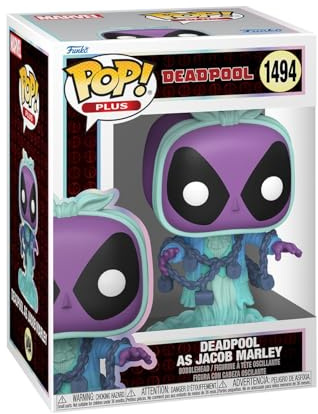 Funko Pop! Plus: Deadpool Ghosr Christmas Past Literary Classics – Deadpool Ghosr Christmas Past Ghost of Christmas Past - Vinyl-Sammelfigur - Geschenkidee - Offizielle Handelswaren