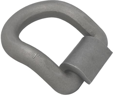 GLEAVI Anillo d Forjado Para Amarre De Carga Remolques Anclaje Metálico Resistente Para Soldar Accesorio Remolque Vehículo Recreativo