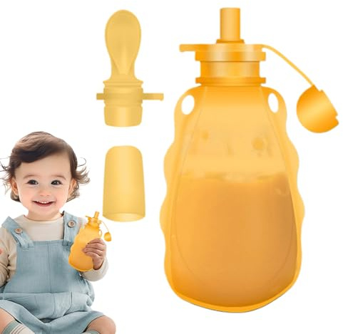 Sacchetti per latte materno - Forniture per maternità portatili in silicone riutilizzabili 200ml | Contenitori per latte | per l'estrazione di viaggio aereo campeggio picnic