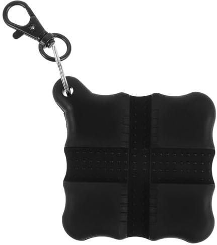 FUNOMOCYA Extractor de Flechas para Tiro de Silicona Negra, Diseño Cuadrado Ergonómico, Herramienta Ligera y Portátil Mosquetón para Accesorios y Práctica en Objetivos de Aluminio