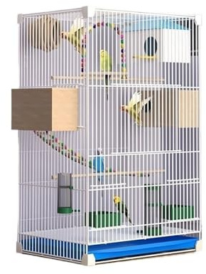 Flight Cage Luxury Villa Bird Cage for Parrots Complete New Type Birdhouse & Nest