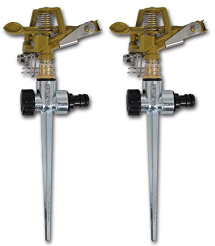 Arroseur à Impulsion sur Piquet Zinc métal 2 pièces