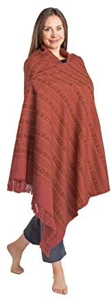 Om Shanti Crafts Meditation Shawl Meditation Blanket Prayer Shawl for Men Women