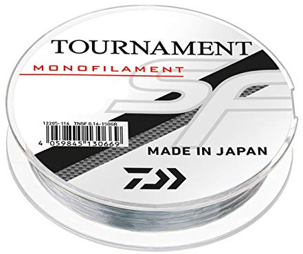 Daiwa Tournament SF 0,16mm/2,3kg/5,07lbs, 300m, Gris-transparent, ligne de pêche monofilament