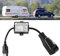 Connecteur de Remorque US, Prise vers EU 13 Broches Portable 4 Broches Convertisseur de Câblage de Circuit de Lumière Plate