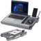 RICOO Laptopkissen Knietablett mit Kissen Laptoptisch Mauspad Schoß Kissentablett bis 15,6 Zoll Notebook Betttablett Laptop Unterlage LA0018 Lapdesk Ständer Computer Tablett-Tisch für Couch Bett Sofa