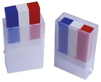Maelsa® Tout pour le supporter FRANCAIS ( JO, Hand, Foot,Basket...) Echarpe, Sifflet, Perruque, TapTap, Maquillage, Drapeaux .. A vous de choisir (Maquillage BBR)
