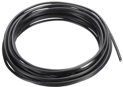 PATIKIL 2,5mm Bonsái Entrenamiento Alambre, 1 Rollo Floral Alambre Tallos Anodizado Aluminio Árbol Cable 16.4 Pies Total para Jardinería Rama Fijación, Negro
