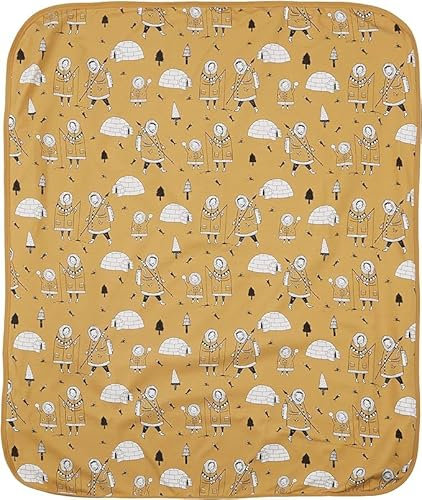 IGI Natur Babybekleidung Tapis d'éveil Bio - 85 x 100 cm - Certifié GOTS - Igloo, Jaune, Taille Unique
