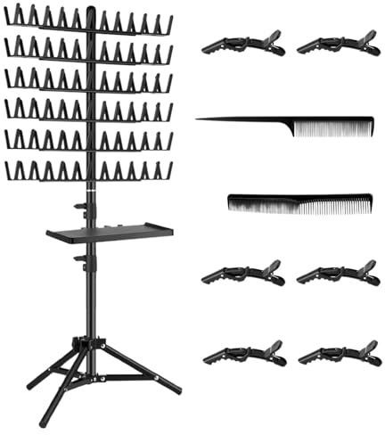 Braid Rack | Braiding Hair Rack | Hair Separator Stand | Hair Braiding Tool | Removable Hair Extension Holder | Hair Separator Stand | Braiding Rack For Braiding, Hair Braiding Tools For Men, Women