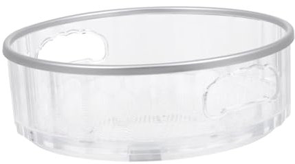 KICHOUSE Organizzatore Per Spezie A Carosello Per Armadietti Porta Spezie Portabottiglie Rotondo Mensola Girevole Organizzatore Per Cucina E Stoccaggio Supporto Girevole In Abs Grigio