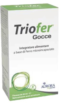 Aurora biofarma Triofer Gocce - Integratore a Base di Ferro e Vitamina C