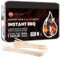 Welari Party Sized Instant Barbecue – Large Disposable BBQ with Lumpwood Charcoal – Includes Free 10 Wooden & 10 Gun-End Skewers – Ideal for Parties, Camping & Picnics | (1 Pack)