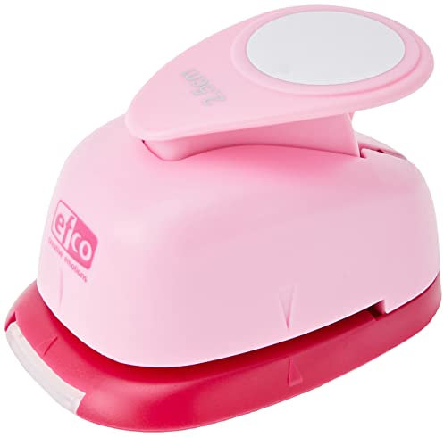 efco 1791010 Stanzer M, Kreis 1 Zoll Motivstanzer, Kern: Metall, Pink, 7,5 x 5 x 5 cm
