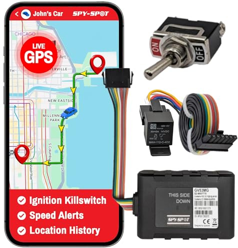 SPY SPOT GV53MG 4G LTE Hardwired GPS Tracker with Kill Switch