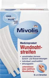 Mivolis Wundnahtstreifen, 20 Pflaster