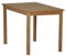 MiaMöbel Gartentisch 120x70 cm Gartenmöbel Outdoor Modern Massivholz Teak Honig