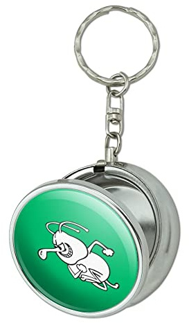 GRAPHICS & MORE University of Arkansas at Monticello Primary Logo Portable Travel Size Pocket Purse Ashtray Keychain with Cigarette Holder
