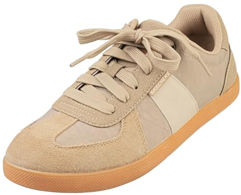 Skechers Men's Placer Camilo Sneaker, Taupe Nylon/Suede/Synthetic, 9.5 UK