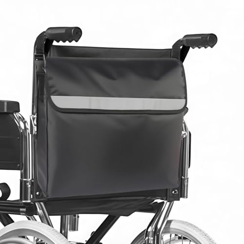 Rollstuhltasche Hinten Wasserdicht Oxford Rollstuhl Tasche Aufhängen Rollstuhl Rucksack Multifunktional Aufbewahrungstasche für Rollstühle Gehhilfen