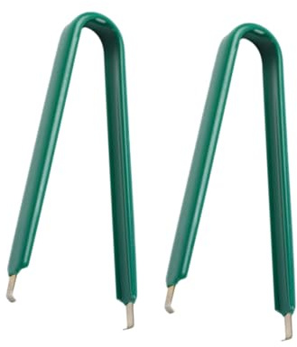 LOLIPPYY Extracteur de Touches Outil 2pcs pour Clavier Mécanique pour Retirer Puces IC et PCB Vert en Acier et Plastique Compatible Circuits Imprimés